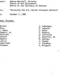 Minutes, 1982-10-07. Arms C...