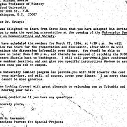 Correspondence, 1984-01-20....