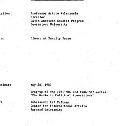 Announcements, 1987-04-23. ...