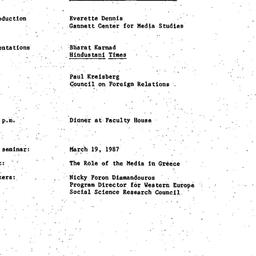 Announcements, 1987-02-19. ...