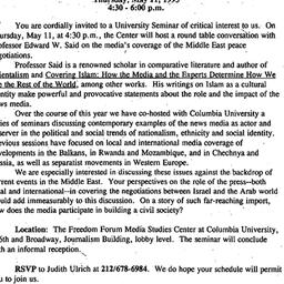 Announcements, 1994-05-11. ...