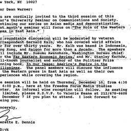 Announcements, 1992-11-24. ...