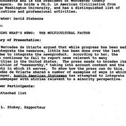 Minutes, 1991-10-17. Commun...