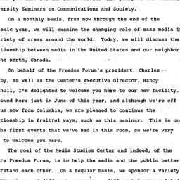 Speaker's paper, 1996-1...