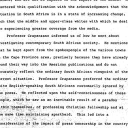 Minutes, 1986-04-24. Commun...