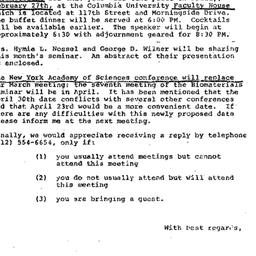 Announcements, 1976-02-19. ...