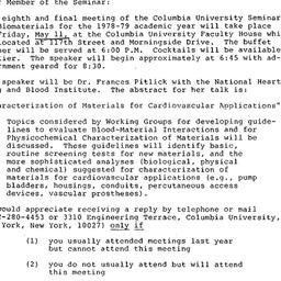 Announcements, 1979-04-23. ...