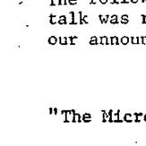 Announcements, 1978-12-07. ...