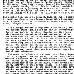Announcements, 1969-02-10. ...