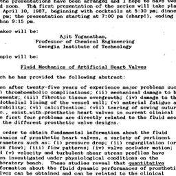 Announcements, 1987-04-01. ...
