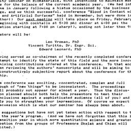 Announcements, 1987-02-16. ...
