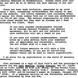 Announcements, 1967-05-16. ...