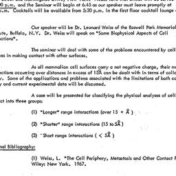 Announcements, 1970-04-01. ...