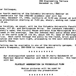 Announcements, 1982-12-06. ...