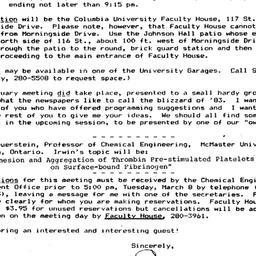 Announcements, 1983-02-21. ...