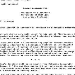 Announcements, 1986-01-04. ...