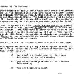 Announcements, 1977-12-06. ...