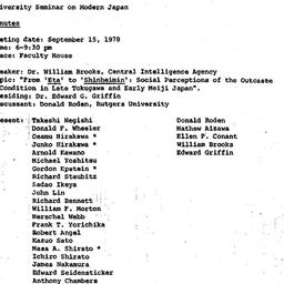 Minutes, 1978-09-15. Modern...
