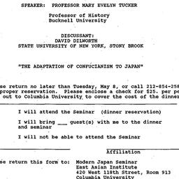 Announcements, 1990-05-11. ...