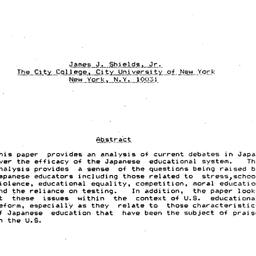 Speaker's paper, 1990-0...