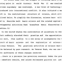 Speaker's paper, 1989-1...