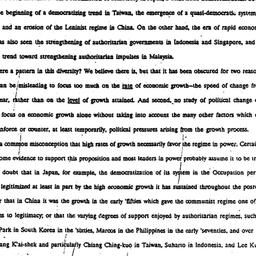 Speaker's paper, 1990-0...