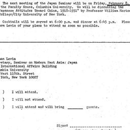 Announcements, 1974-02-08. ...