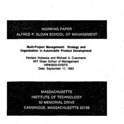 Speaker's paper, 1994-0...