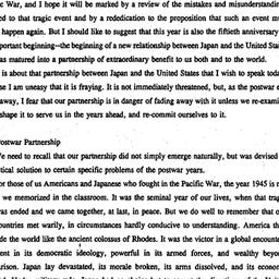 Speaker's paper, 1995-0...