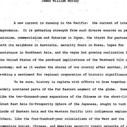 Speaker's paper, 1981-0...