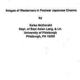 Speaker's paper, 1988-1...