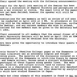 Minutes, 1989-03-10. Modern...