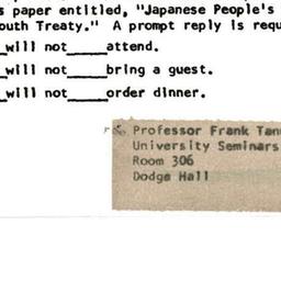 Announcements, 1967-04-14. ...