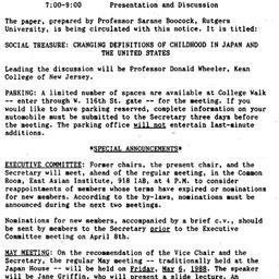 Announcements, 1988-04-08. ...