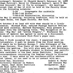 Announcements, 1987-09-21. ...