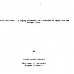 Speaker's paper, 1988-0...