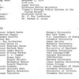 Minutes, 1974-11-01. Modern...
