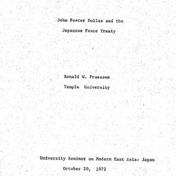 Speaker's paper, 1972-1...