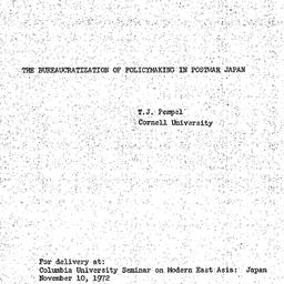 Speaker's paper, 1972-1...