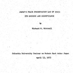 Speaker's paper, 1973-0...