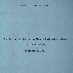 Speaker's paper, 1967-1...