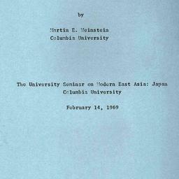 Speaker's paper, 1968-0...