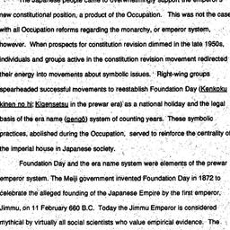 Speaker's paper, 1997-0...