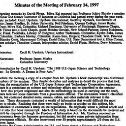 Minutes, 1997-02-14. Modern...