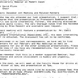 Announcements, 1996-11-25. ...