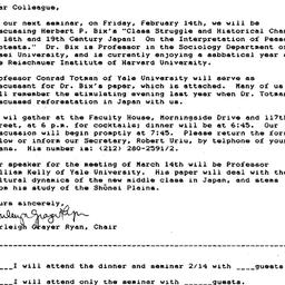 Announcements, 1986-01-29. ...