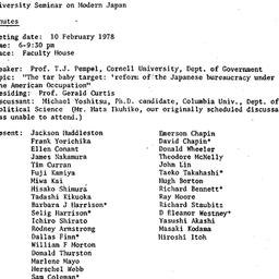 Minutes, 1978-02-10. Modern...