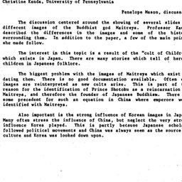 Speaker's paper, 1985-0...
