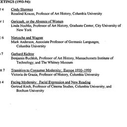 Schedules, Modernism and Mo...