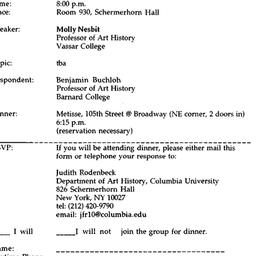 Announcements, 1995-03-06. ...